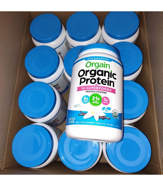 Orgain 2.02 lb Organic Vegan Protein + 50 Superfoods Powder. 3024 Units. EXW Los Angeles